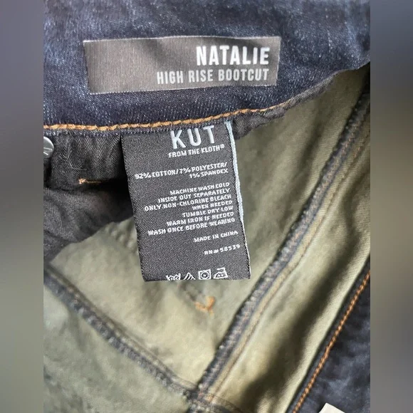 Kut From The Kloth | Natalie High Rise Bootcut Women’s Jeans | Size 14 - Picture 6 of 8